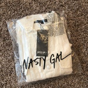 Nasty Gal belted romper
